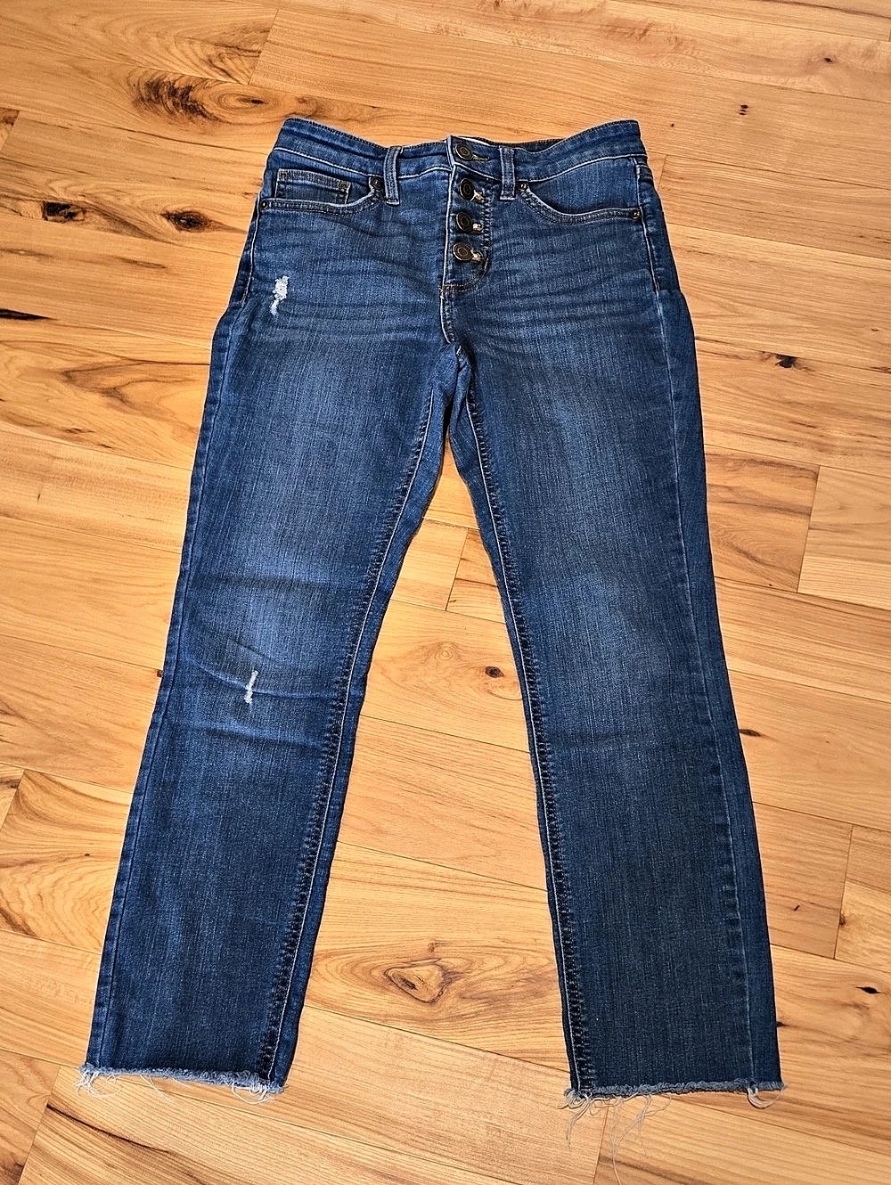Lauren Conrad Skinny Ankle Skinny Jeans in Blue Size 4